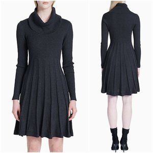 Calvin Klein Long Sleeve Cowl Neck Sweater Dress